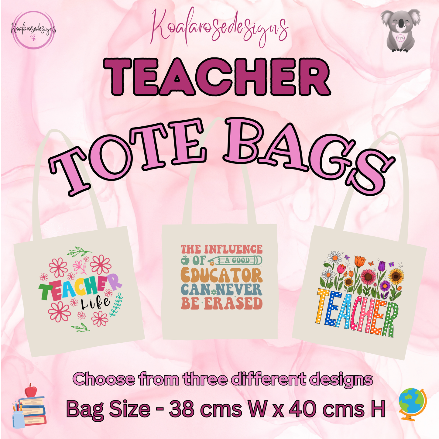 Teacher Tote Bags