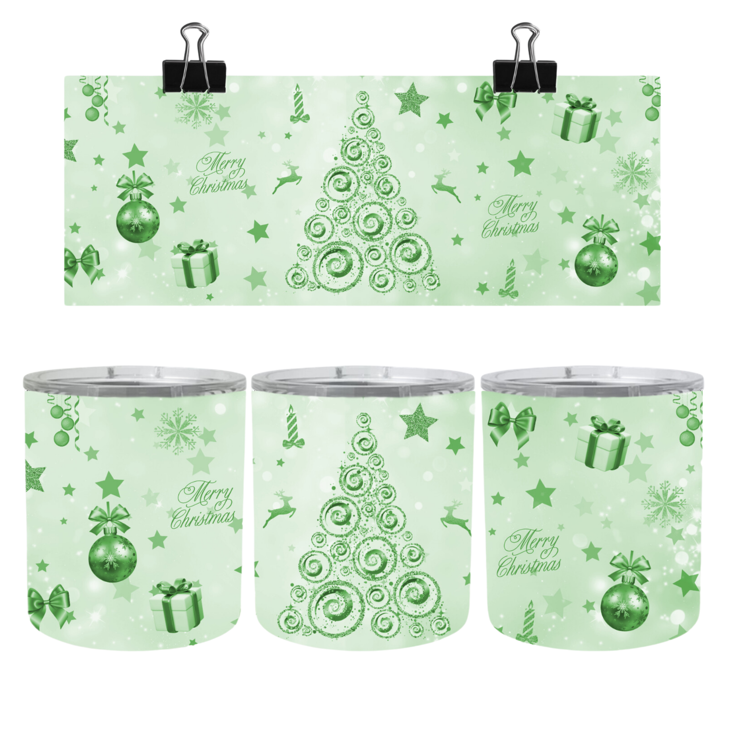 Christmas Lowball Tumblers