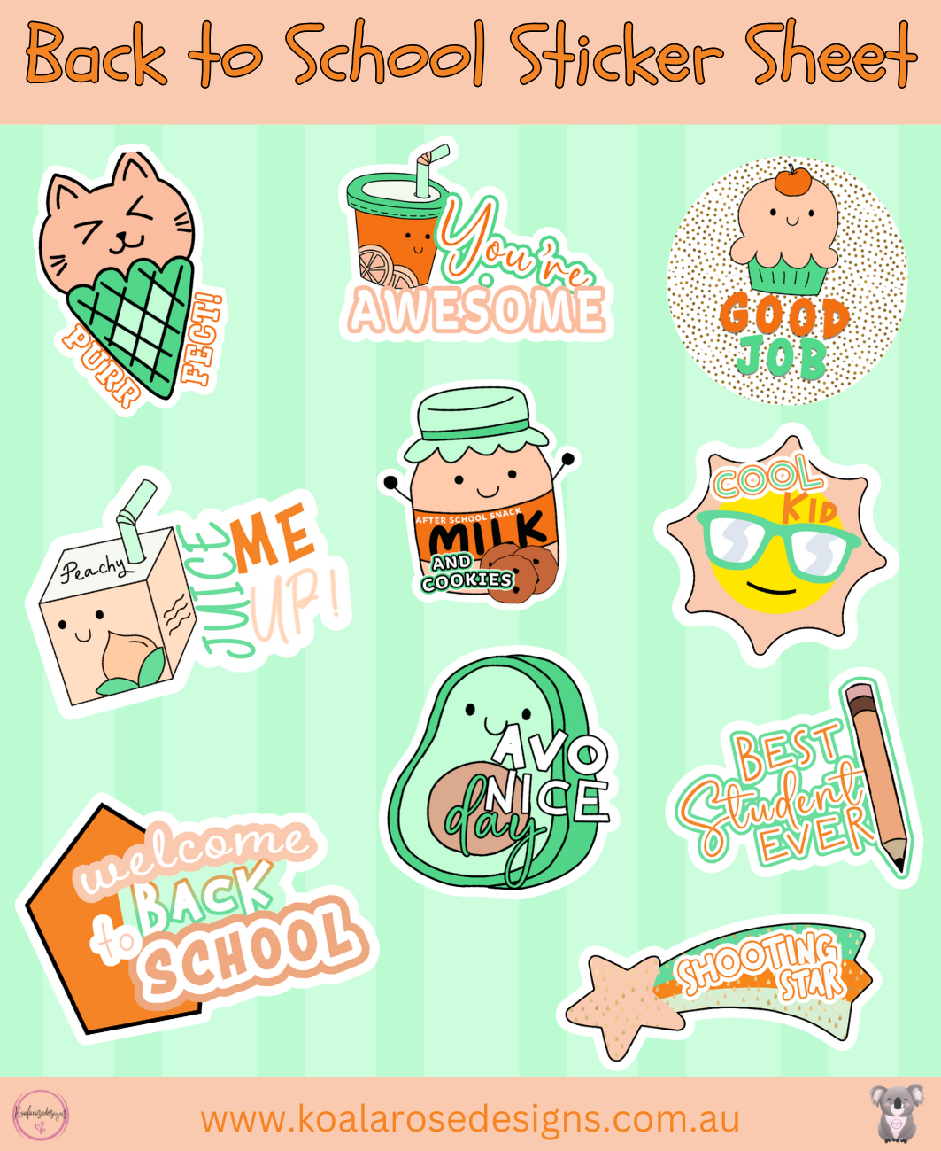 Mini Sticker Sheets