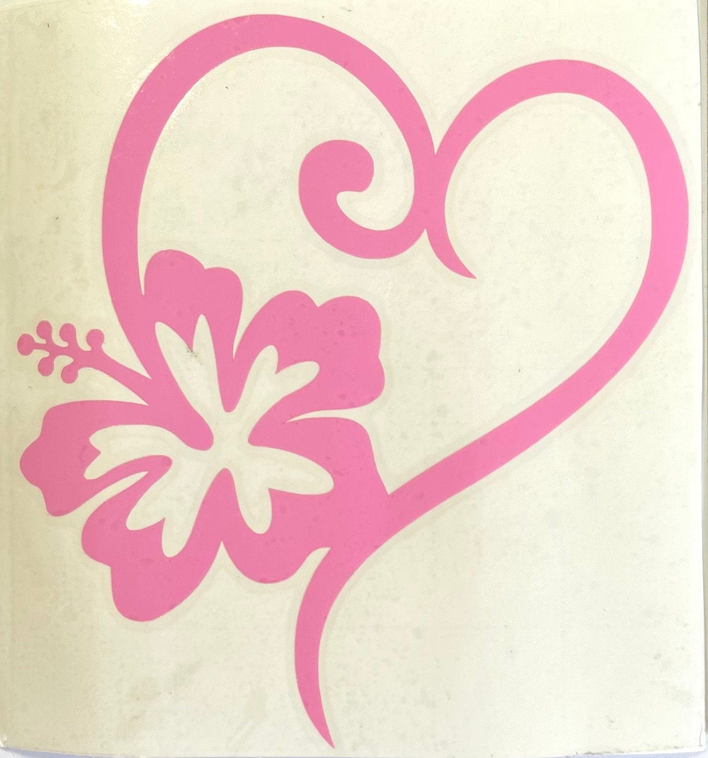 Hibiscus Vinyl Decal