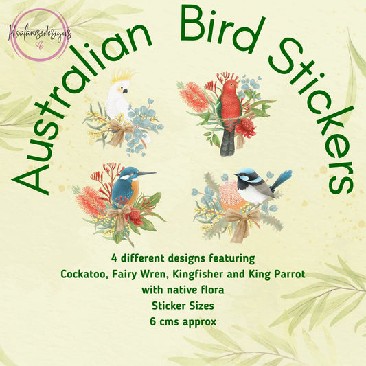 Aussie Bird Sticker Pack