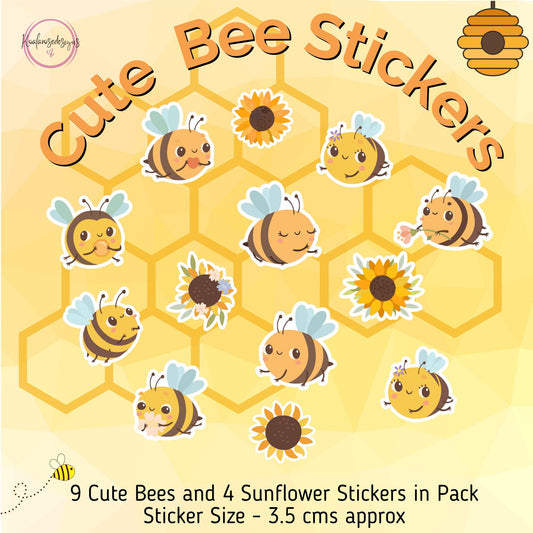 Cute Bumblebee Sticker Pack