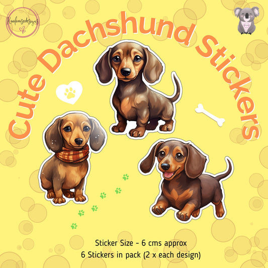 Dachshund Sticker Pack