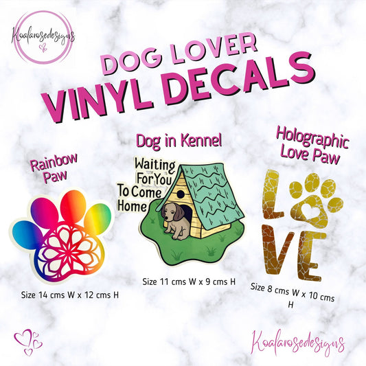 Dog Lover Vinyl Decal