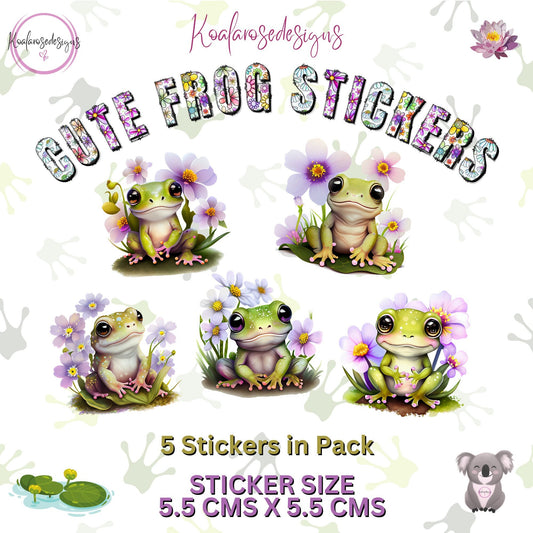 Cute Frog Sticker Pack