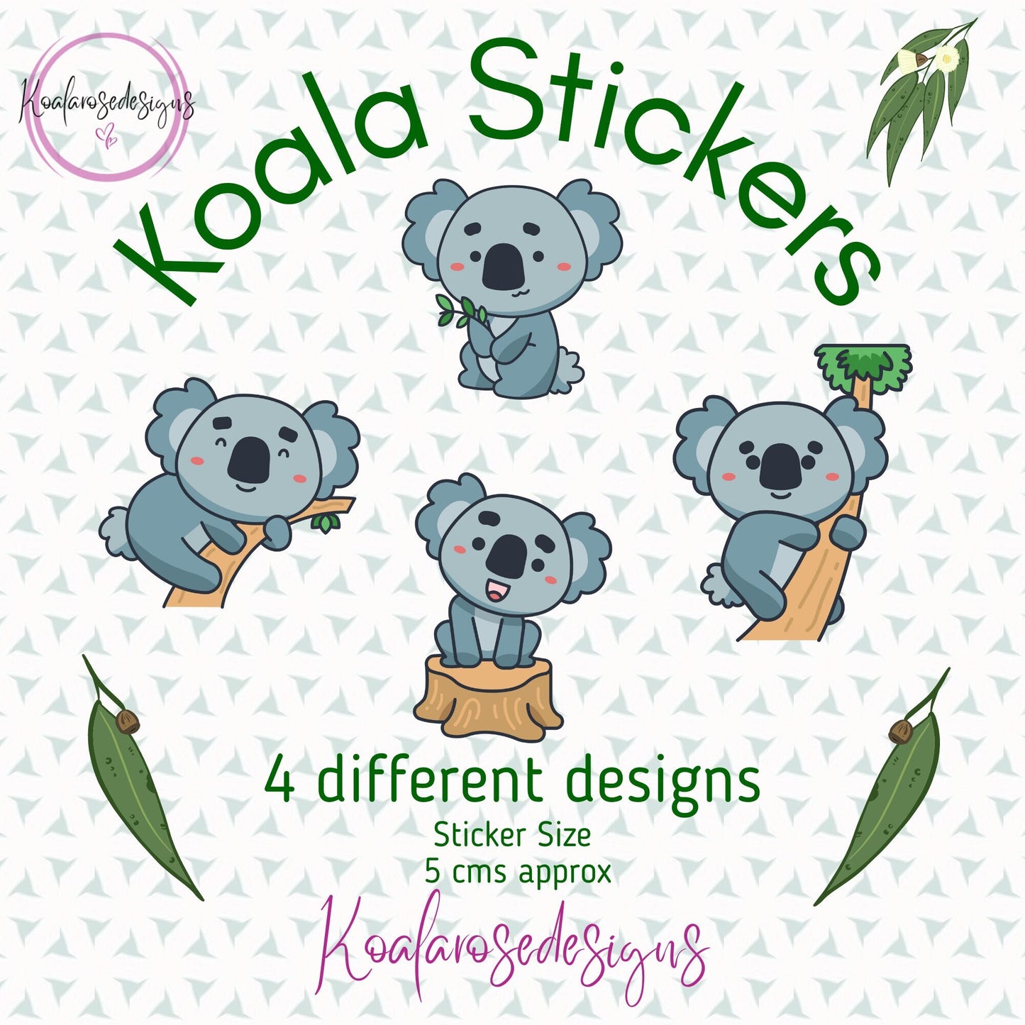 Australian Koala Stickers Pack