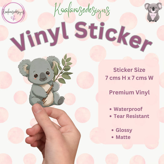 Cute Vinyl Koala Sticker