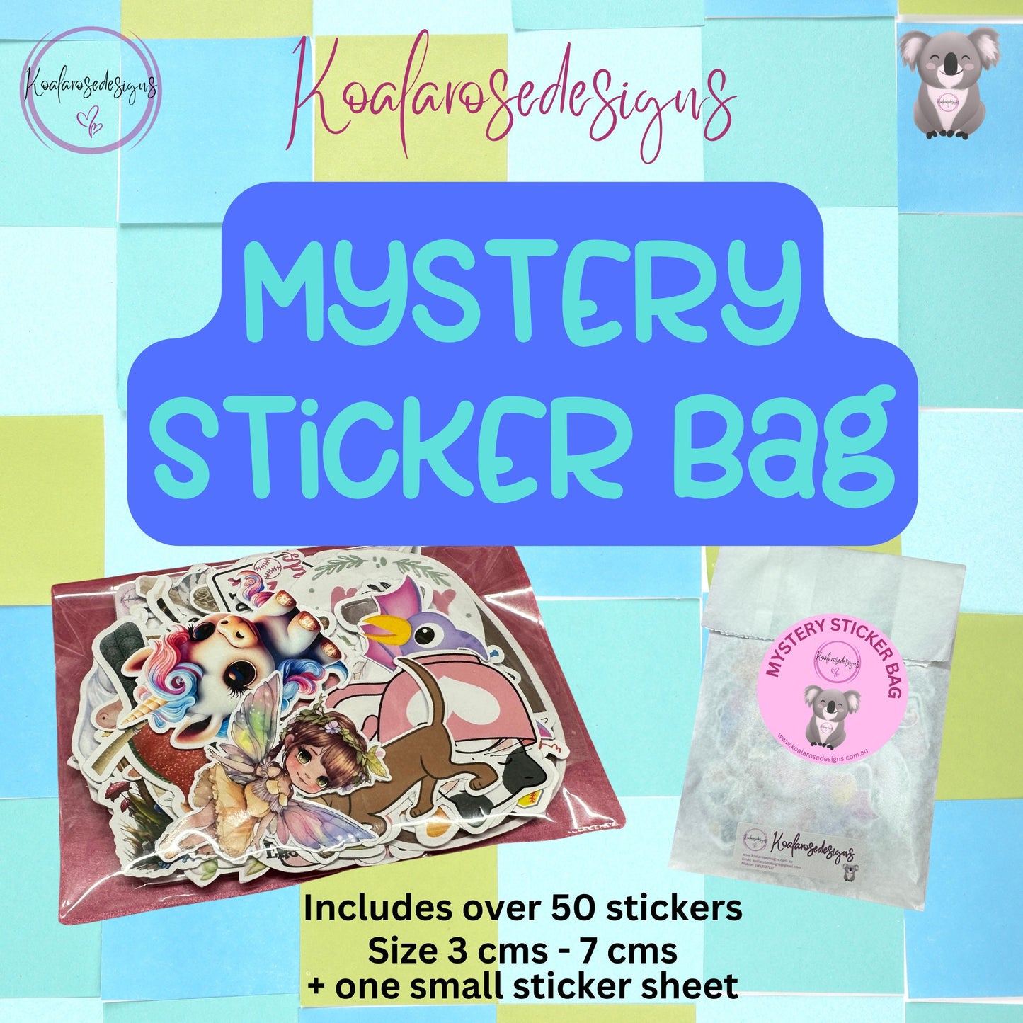 Mystery Sticker Grab Bag