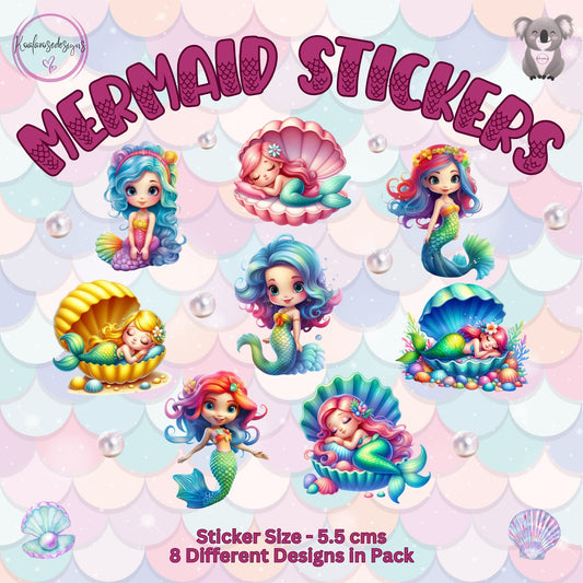 Cute Mermaid Sticker Pack