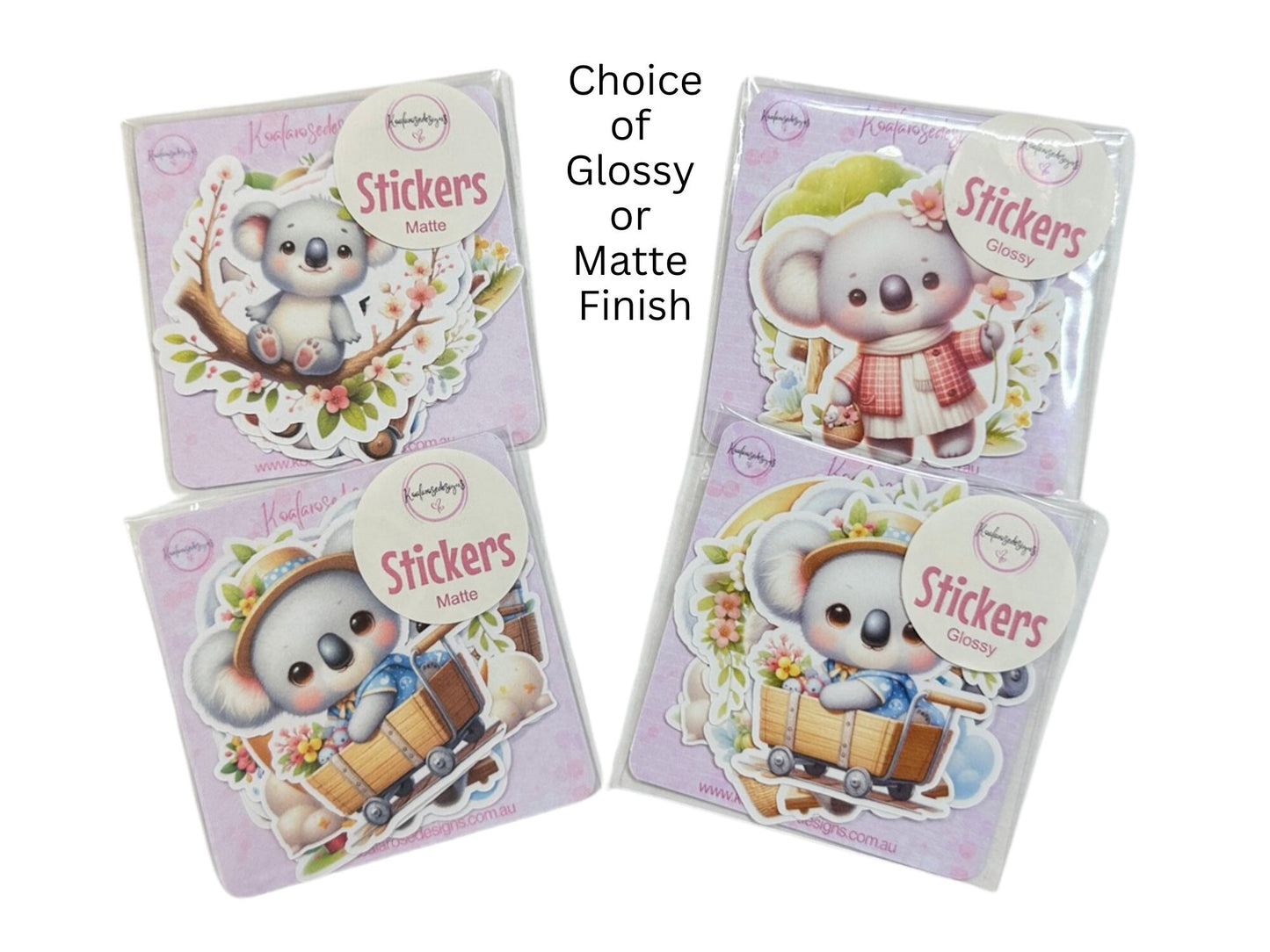 Cute Spring Koala Sticker Pack