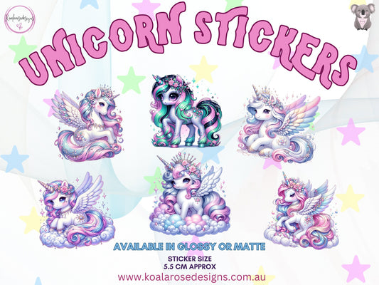 Cute Unicorn Sticker Pack