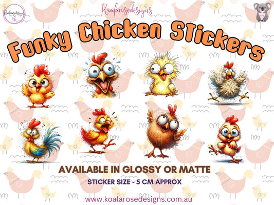 Cute Chicken Sticker Pack