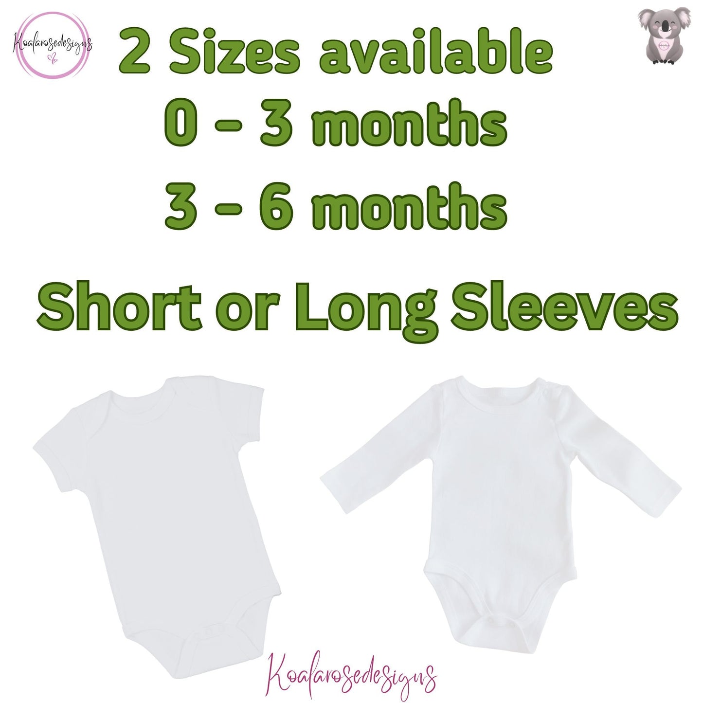 New Baby Koala Bodysuit