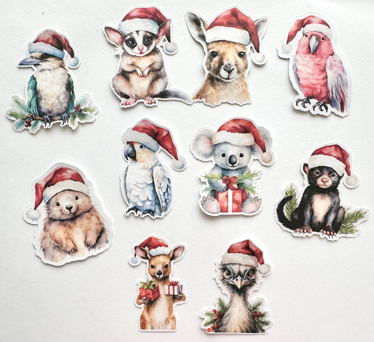 Christmas Aussie Animal Sticker Pack