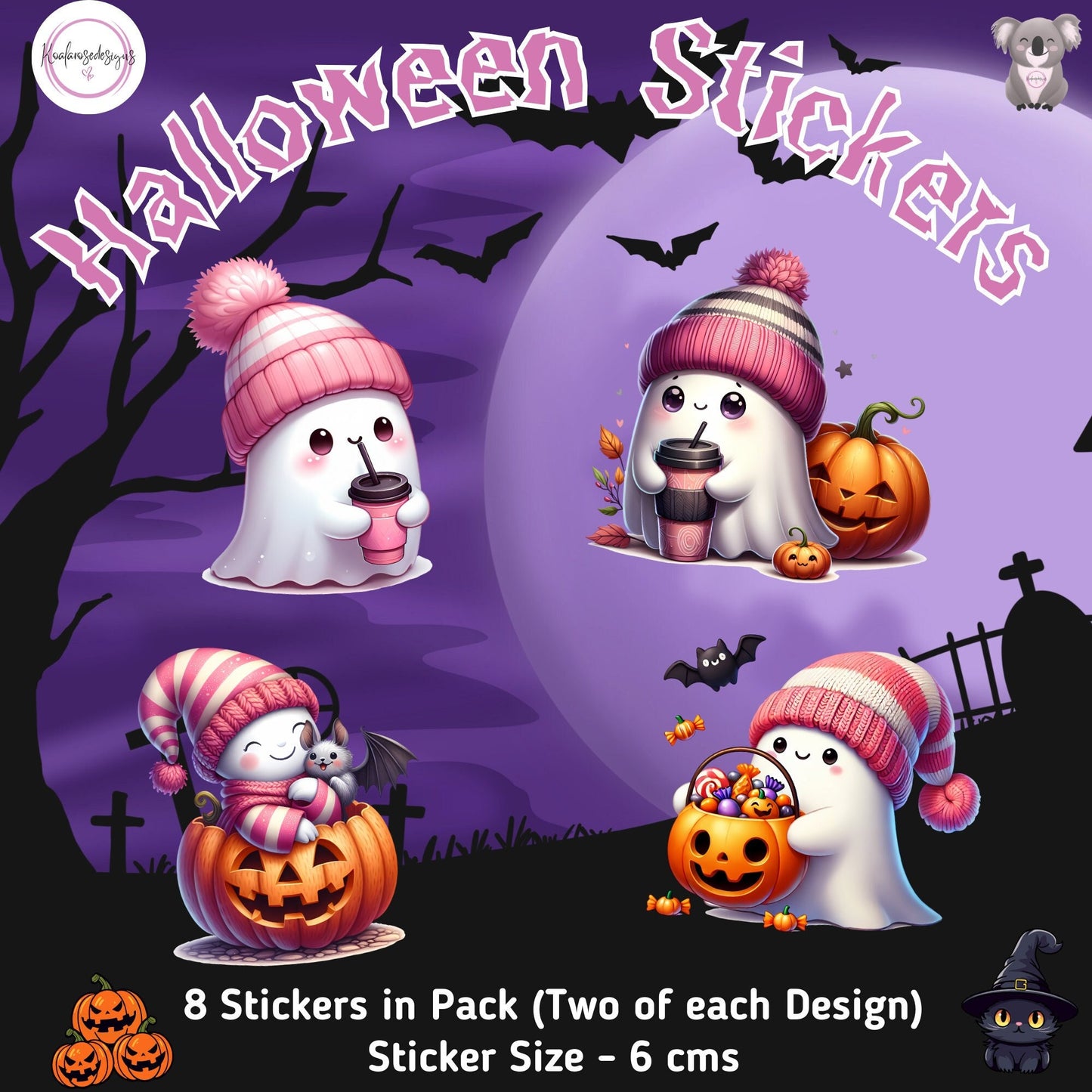 Cute Halloween Sticker Pack