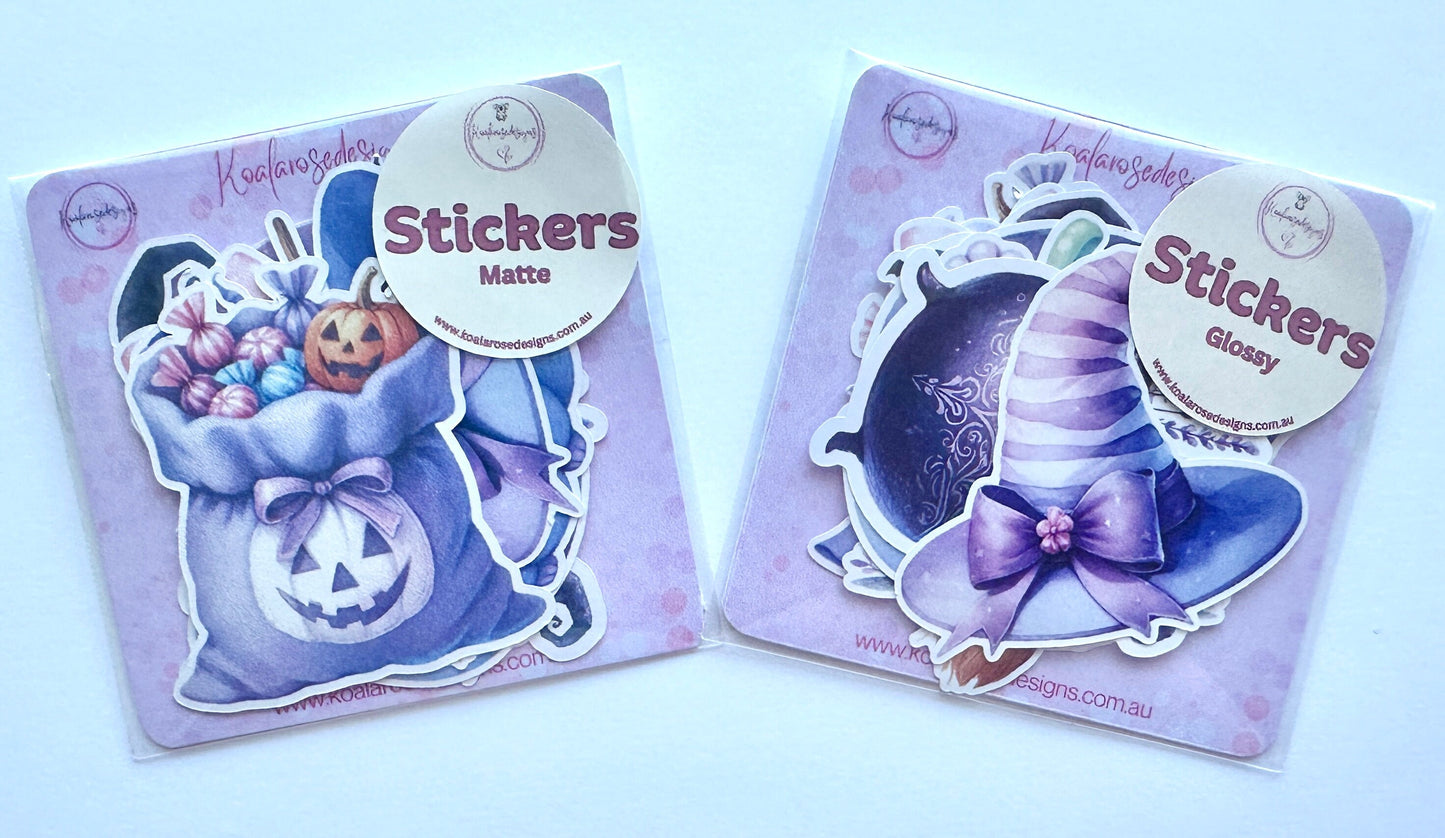 Cute Halloween Pastel Sticker Pack