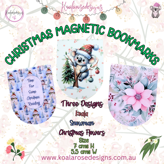 Christmas Magnetic Bookmarks